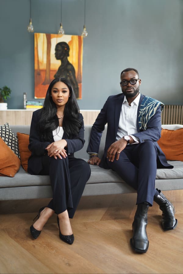 Noelle Mukete-Elhalaby, Founder (left) and Brice Arsene Yonkeu, Founder (right) Photo credits: Wilfried Koté Amoyi