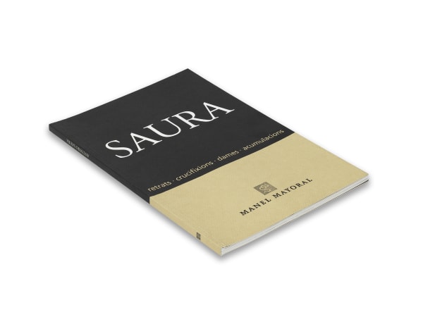 Book cover of Antonio Saura catalogue show by Galeria Mayoral