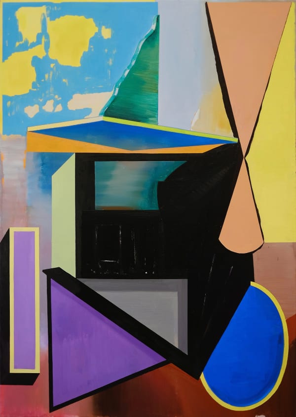 Projection Of Real 2022 Oil On Canvas 170 X 120 Cm