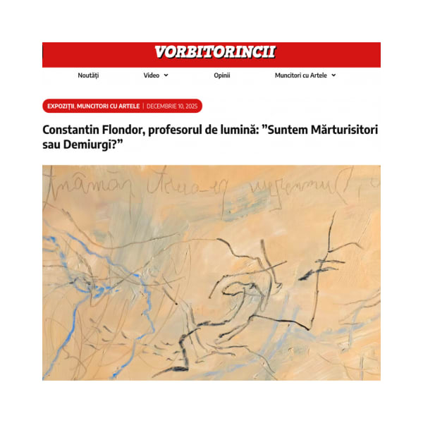 Constantin Flondor - Interviu cu Alina Tonigariu pentru Vorbitorincii