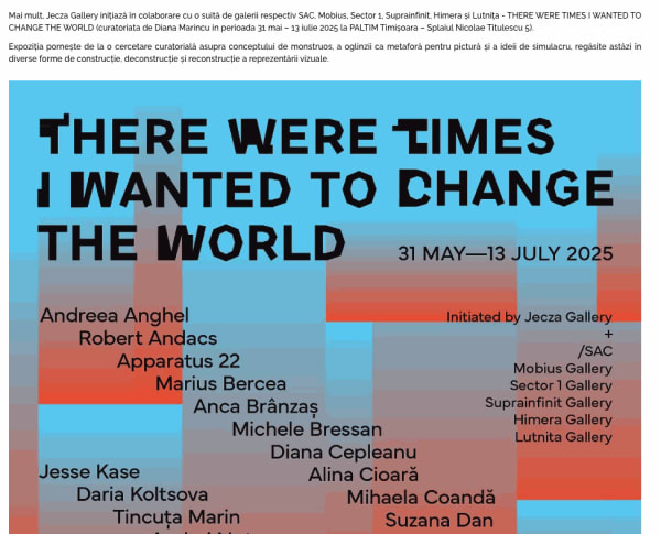 Jecza Gallery inițiază în colaborare cu o suită de galerii