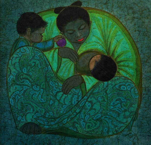 Chuah Thean Teng, (Feeding the baby)