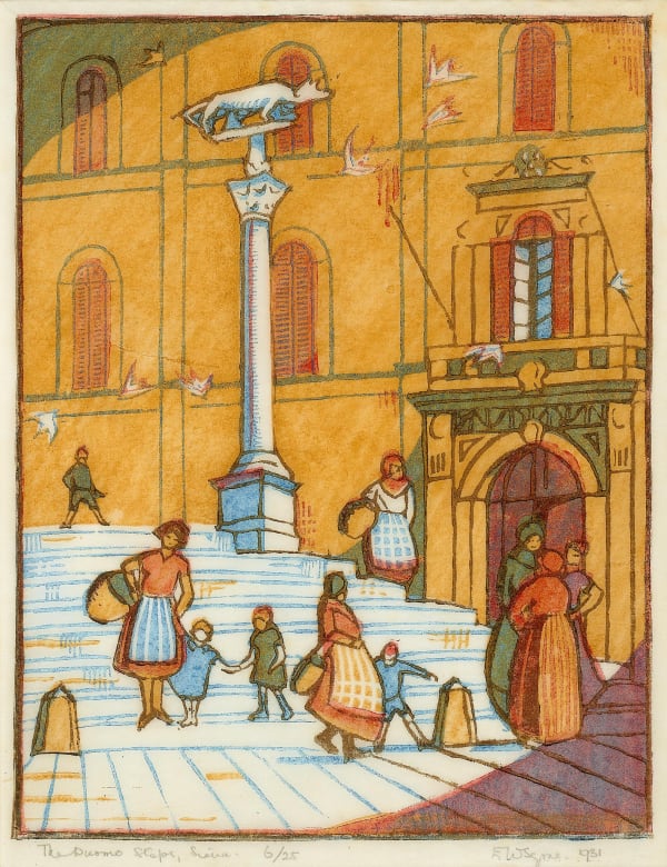 Eveline Winifred Syme, The Duomo Steps, 1931