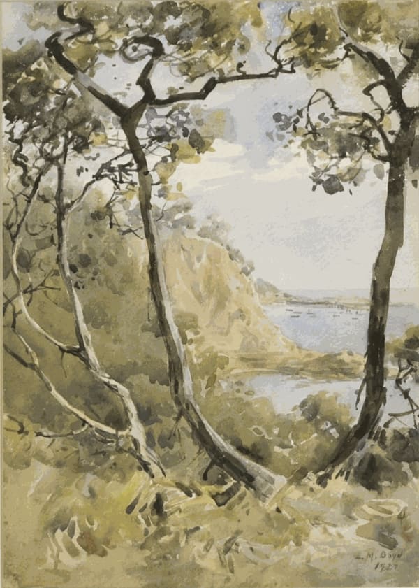 Emma Minnie Boyd - From Sandringham Cliffs, 1927