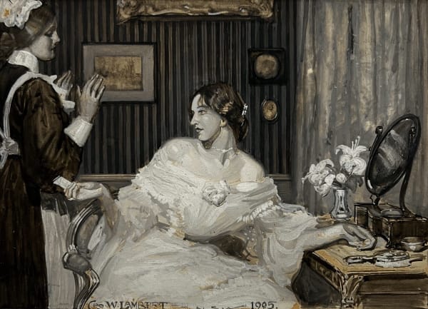 George Washington Lambert - La femme à sa toilette, 1905