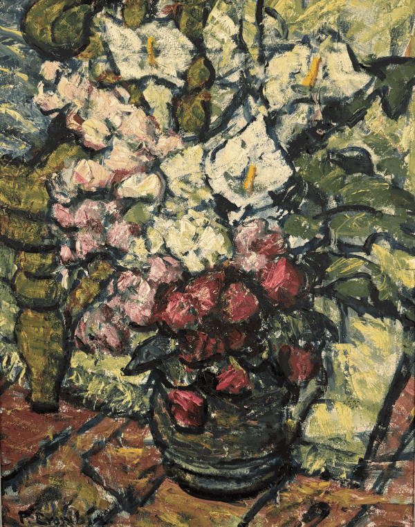 Peggy Crombie - Flower Arrangement on Floor