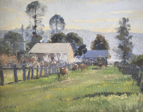 Herbert Reginald Gallop - (Farm scene)
