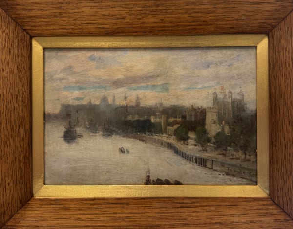 George Hyde Pownall, The Tower to London Bridge, from Tower Bridge