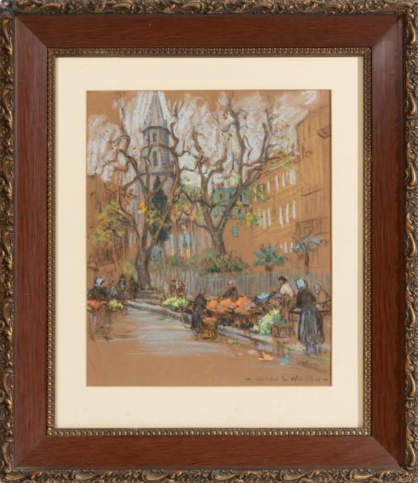 Dora Wilson, Market place, France, c. 1937