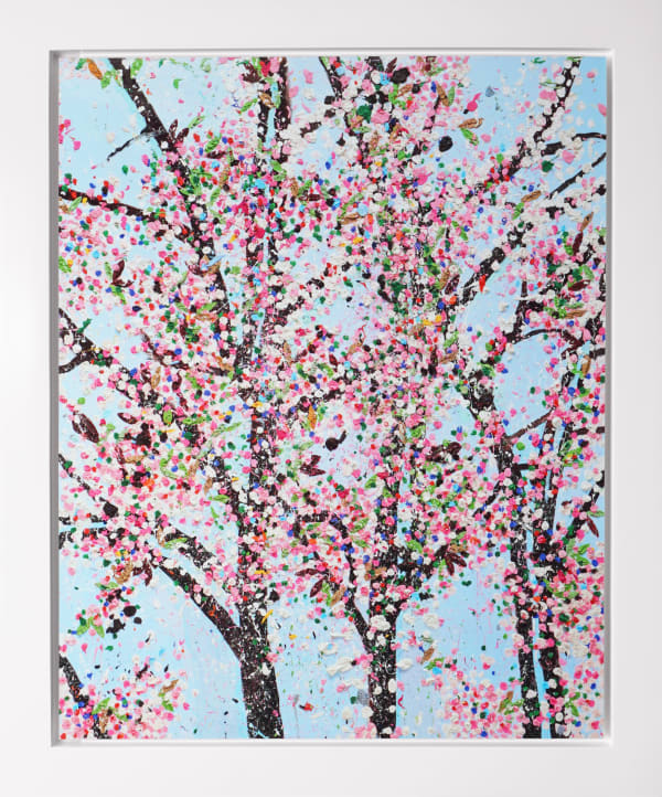 Damien Hirst, The Virtues 'Control' Limited Edition 'Cherry Blossom' Landscape, 2021