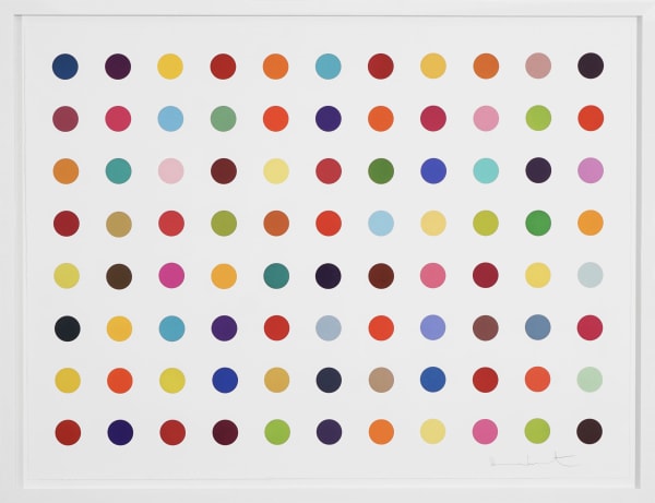 Damien Hirst 'Horizontal Spots,' 2018