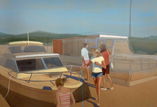 Fergus Hare - Beach Scene #10