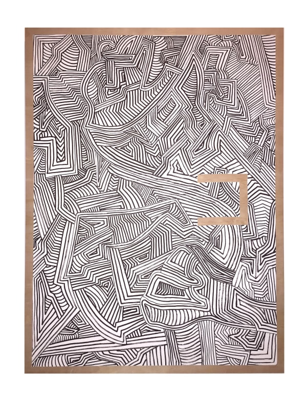 Circle of Time "5", Acrylic on Panel, 40 x 30 in.