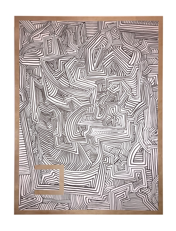 Circle of Time "9", Acrylic on Panel, 40 x 30 in.