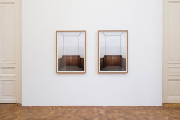 Moshe Ninio Glass I, 2010- 11, Photograph Inkjet Print in Mdf Frame, two units 110 X 77 cm, unique