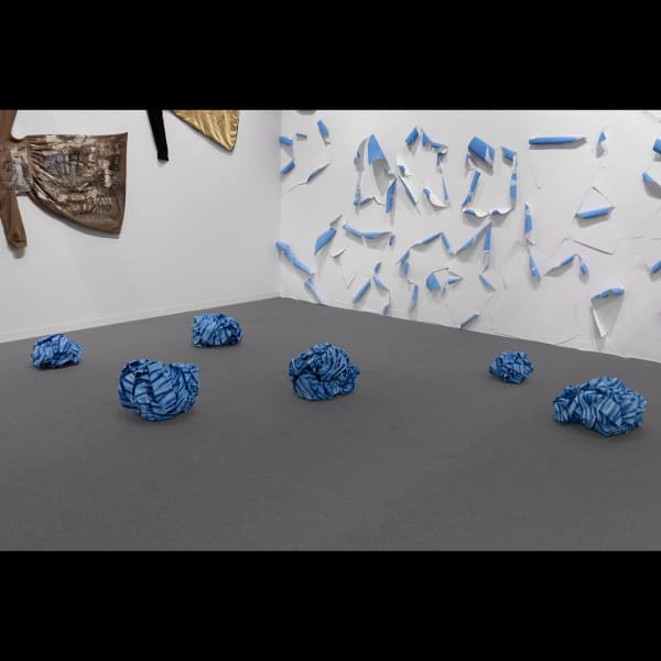 Duo exhibition Aysha E Arar and Latifa Echakhch, installation view, DVIR GALLERY, Art Geneve 2025