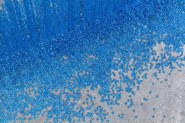 Latifa Echakhch, Unlimited (Tears Fall), 2025