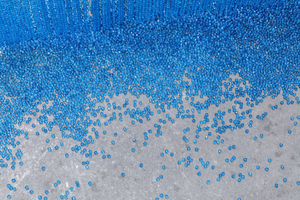 Latifa Echakhch, Unlimited (Tears Fall), 2025