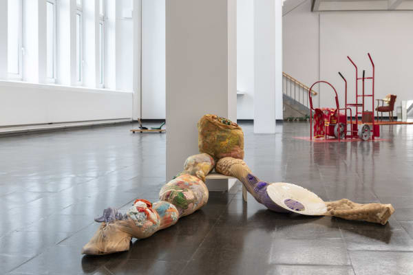 Ausstellungsansicht Marianne Berenhaut - De Bon Cœur | De Bunker, Kunsthalle Recklinghausen 2023, Foto: Caroline Schlüter