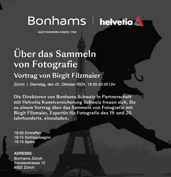 Lecture @ Bonhams, Zurich