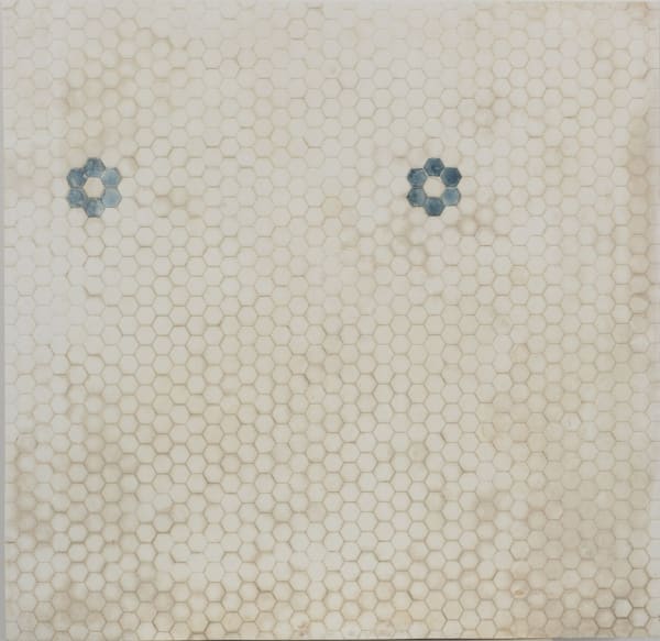 Portrait of the Wall 8 墙的肖像 8, SU Chang 苏畅, 2013, Polymerized plaster, plant fibre, rust and mineral paint 石膏,植物纤维,铁锈和矿物颜料, 75.5 × 77.5cm