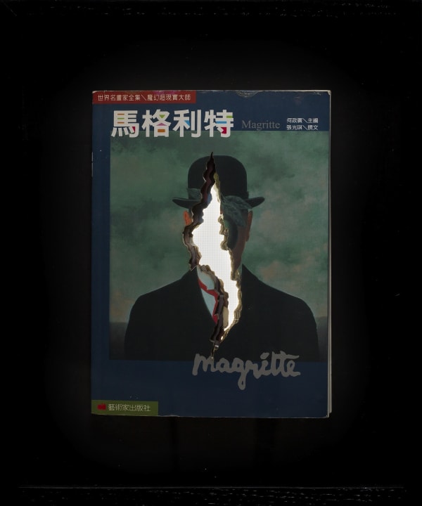 Settings in the River of Language 1 语言之河的沉积物 1, ZHENG Huan 郑焕, 2014, Light box 灯箱, 35.5 × 29.5 × 7.5 cm