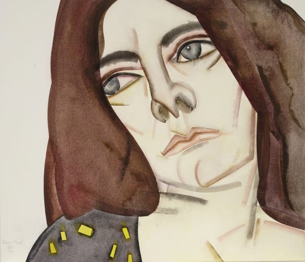 Robert Plant, HU Zi 胡子, 2014. Gouache on pape 纸上水粉, 46.5 × 54 cm