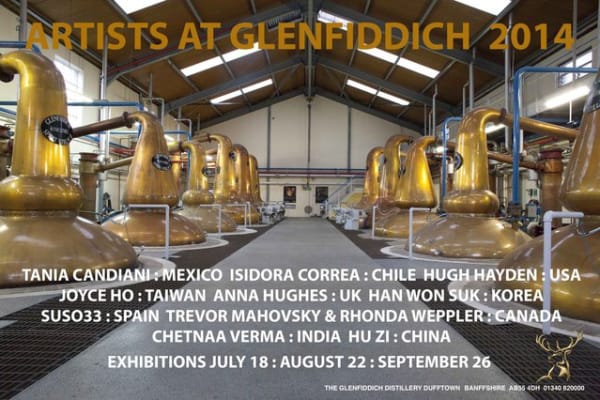 Hu Zi as the Chinese artist for Glenfiddich Artists in Residence Programme 2014
