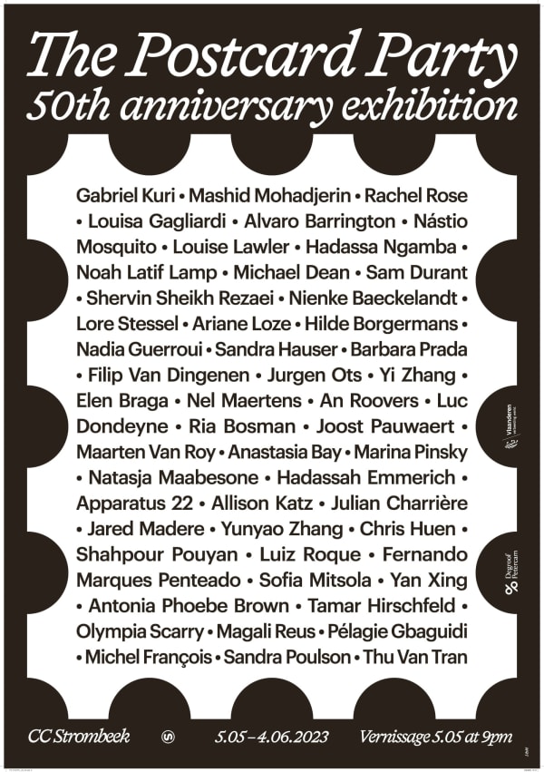 新闻|张云垚参展Cc Strombeek 中心五十周年纪念展“明信片派对”