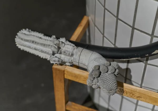 “张如怡：低声细语”展览现场，2022。图片由UCCA尤伦斯当代艺术中心提供，摄影：孙诗。Installation view of “Zhang Ruyi: Speaking Softly ,” 2022. Photograph by Sun Shi, courtesy UCCA Center for Contemporary Art.