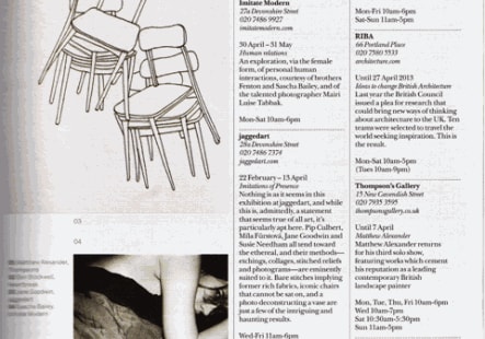 The Intimation of Presence featured in the Marylebone Journal