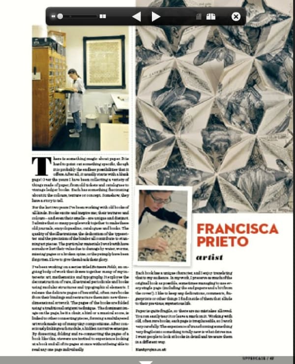 Francisca Prieto featured in Uppercase