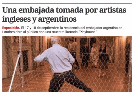 Andrea Harari featured in the Argentine newspaper ‘Clarin‘