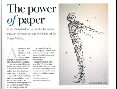 Rachel Shaw Ashton featured in Suffolk News