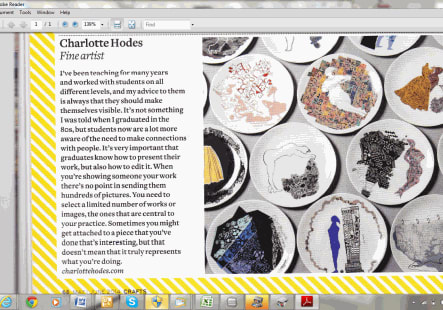 Charlotte Hodes - Crafts Magazine