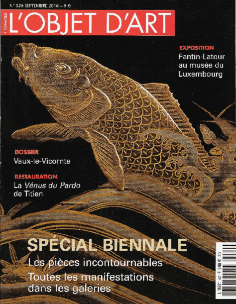 L'Objet d'Art , Spécial Biennale