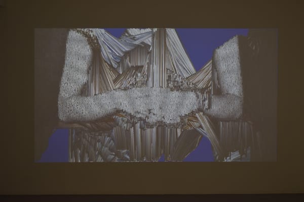 Charles Sandison SEATED WOMAN IN A BLUE DRESS, 2020