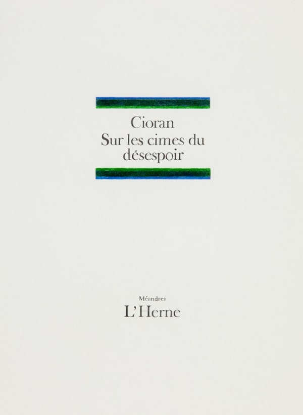 Claire Morel, Sur les cimes du désespoir, 2016