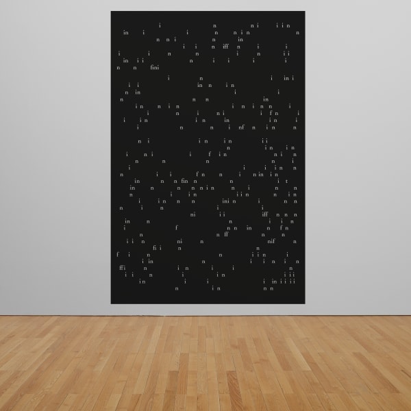 Detanico Lain, Infini / from Giordano Bruno, 1584, 2018