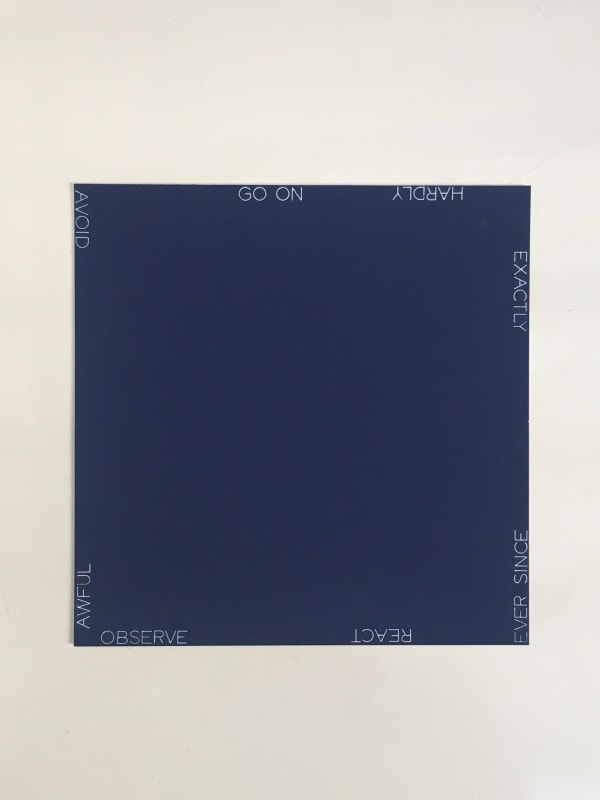 Robert Barry Untitled , 2019