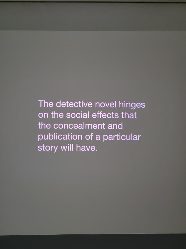 Alejandro Cesarco The Reader, 2011