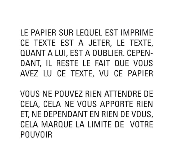 Invitation without exhibition