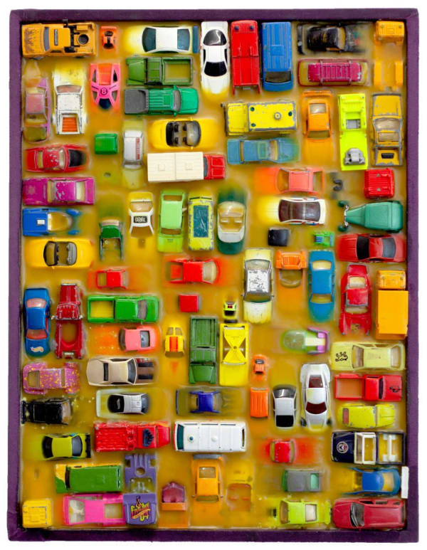 Ant Dorm, 2020, mixed media on plywood board, 52 x 40 x 8 cm