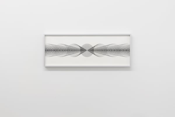 Untitled (Drawing), 2022, ink on paper, 24 x 65 cm