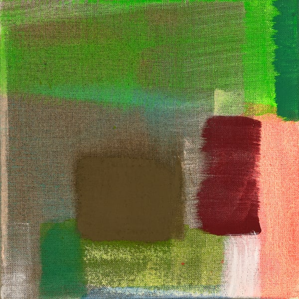 Renée Levi, Myra, 2024, Acrylic on linen, 30 x 30 cm