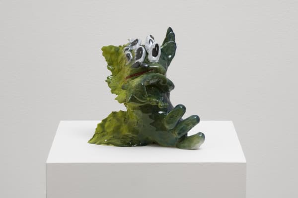 Cassidy Toner, Family-Unfriendly Violence (#4), 2024 glazed ceramic, 25 x 25 x 25 cm