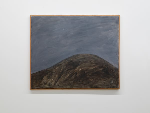 Brauner Berg, 1974, oil on canvas, 50 x 60 cm