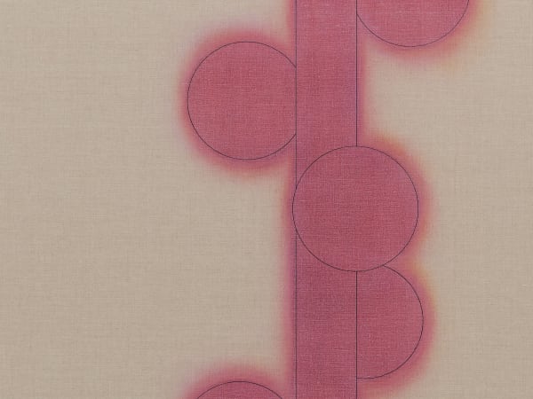 Detail, Tree, 2025, oil and pencil on linen in ash frame, 200 x 160 cm | 78 3/4 x 63 in