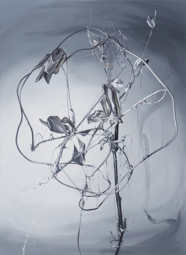 In the Air 2, 2023, oil on canvas, 220 x 160 cm. Photo by Kim Sang Te
