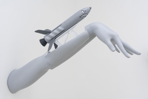 Say Hello to My Little Friend, 2019, FRP, 60 x 121 x 41 cm